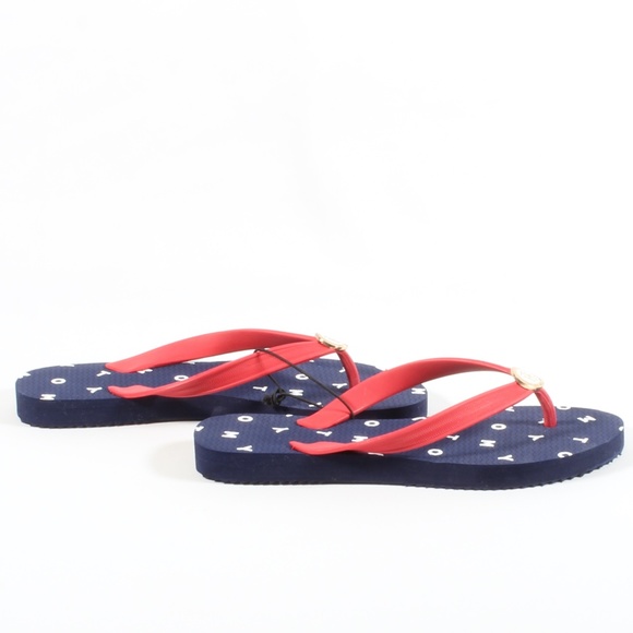 Tommy Hilfiger Rose Flip Flops Thong Sandals NEW - Picture 5 of 7